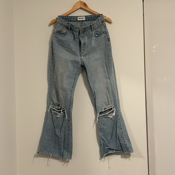 ROLLAS high rise flare jeans, size 29 (fits like 26/27) - Picture 2 of 2